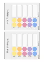Vorschau - Fördermaterial/Inklusion - Individuelles Wochenziel - Kärtchen - Seite 3