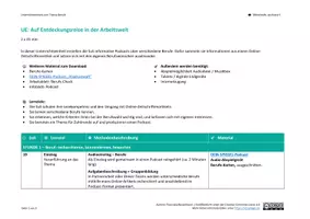 Vorschau - Arbeitsblätter - Berufe: Auf Entdeckungsreise in der Arbeitswelt - Deckblatt