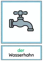 Vorschau - Fördermaterial/Inklusion - Im Badezimmer (Wort- und Bildkarten DAF/DAZ) - Seite 2
