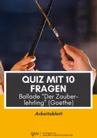 Vorschau - Arbeitsblätter - Sparpaket zu Goethes "Der Zauberlehrling" - Seite 1