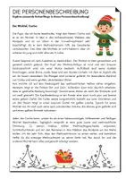 Vorschau - Arbeitsblätter - Personenbeschreibung_Wichtel_Satzanfänge ergänzen - Deckblatt