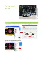 Vorschau - Arbeitsblätter - Roboter-Fahrzeug mit dem Micro:bit programmieren - Deckblatt