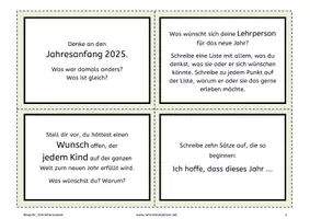 Vorschau - Arbeitsblätter - Schreibanlässe zu Neujahr 2026 - Seite 3