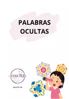 Vista previa - Refuerzo / NEE / Materiales de apoyo - Palabras Ocultas - LauraTM - Portada