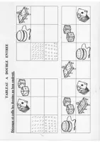 Aperçu - Feuilles d'exercices - Tableaux à double entrée (maternelle, CP, inclusion) - Page 3