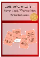 Vorschau - Spiele - Lies und Mach - Weihnachten - Handelndes Lesespiel - Deckblatt