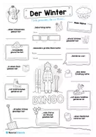 Vorschau - Arbeitsblätter - Winter Bingo - Seite 1