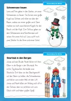 Vorschau - Arbeitsblätter - Karteikarten: 12 Abschreibtexte zum Winter - Seite 3