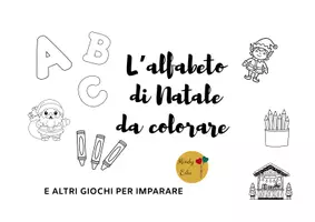 anteprima - Giochi - ALFABETO DI NATALE da colorare - Pagina 1