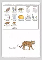 Vorschau - selbst erstellte Cliparts/Grafiken - Clipart-Paket Rechtschreibung: Wörter mit langem i (Ausnahmen) - Seite 2