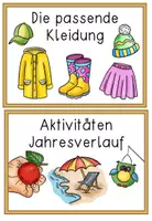 Vorschau - Präsentationen/Tafelbilder - Reihentransparenz - Rund ums Jahr - Jahreszeiten & Monate - Unterrichtsreihe - Seite 3