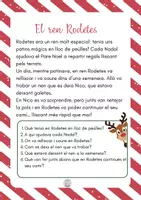 Vista previa - Hojas de trabajo - COMPRENSIÓ LECTORA NADAL - página 1