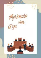 Vorschau - Arbeitsblätter - Merkmale von Argumentationen - Merkmale, Aufgaben und Lösungen - Deckblatt