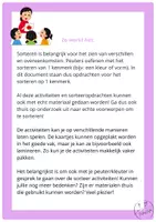 Voorbeeld - Peuters (en kleuters) - sorteren - Pagina 1