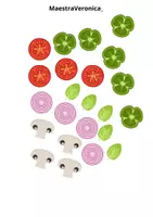 anteprima - Materiale di supporto/inclusione - GIOCO PREPARA LA PIZZA - ASSOCIAZIONE NUMERO QUANTITA' - Pagina 2