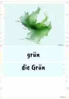 Vorschau - Bildkarten - Wortschatzerweiterung - Lernkarten - Farben - Seite 3