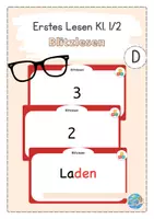 Vorschau - Präsentationen/Tafelbilder - Materialpaket Erstes Lesen: Blitzlesen - Deckblatt