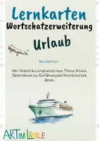 Vorschau - Merkblätter - DaZ/ DaF: Urlaubswortschatz – Lernkarten & Bildkarten - Seite 1