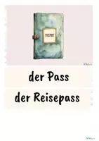 Vorschau - Merkblätter - DaZ/ DaF: Urlaubswortschatz – Lernkarten & Bildkarten - Seite 3
