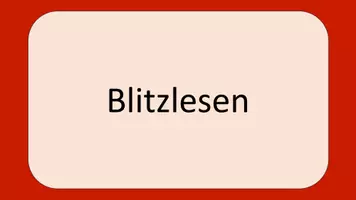 Vorschau - Präsentationen/Tafelbilder - Klasse 1 - Blitzlesen 4 Präsentationen: Anfangsunterricht - Seite 1