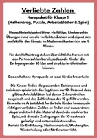 Vorschau - Arbeitsblätter - Materialpacket verliebte Zahlen - Seite 1