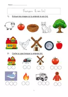 Aperçu - Feuilles d'exercices - Français exercices le son m - Page de couverture