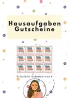 Vorschau - Anderer Materialtyp - Hausaufgabengutscheine - Deckblatt