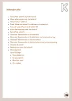 Voorbeeld - Complete bundel letter K - Pagina 1