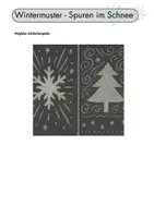 Vorschau - Arbeitsblätter - Kunst im Winter – Negativtechnik & Kreidearbeit | Klasse 7–8 | Vertretung - Seite 3