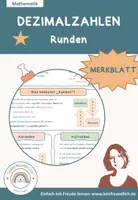 Vorschau - Merkblätter - Merkblatt: Dezimalzahlen runden - Deckblatt