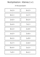 Vorschau - Arbeitsblätter - Kleines 1×1 – 10 Übungsblätter für die 2. Klasse - Seite 3