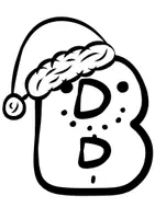 Vorschau - Stationenlernen - Weihnachtliches Alphabet zum Ausmalen – 26 Malvorlagen - Seite 2