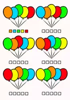 Vorschau - Arbeitsblätter - Farben und Formen spielerisch lernen – 5 Arbeitsblätter - Seite 1