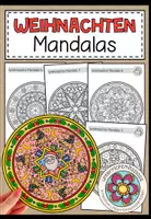 Vorschau - Mal- und Bastelvorlagen - Weihnachten - Mandalas (8 Malvorlagen) - Deckblatt