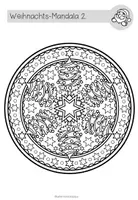 Vorschau - Mal- und Bastelvorlagen - Weihnachten - Mandalas (8 Malvorlagen) - Seite 3