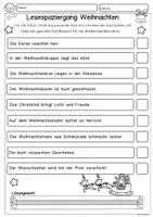 Vorschau - Arbeitsblätter - Lesespaziergang Weihnachten, Klasse 1, 2, 3, DaZ (differenziert) - Seite 3