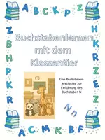 Vorschau - Stundenentwürfe - Buchstabengeschichte, um das N einzuführen - Deckblatt