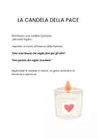 anteprima - Esercizi - La candela della Pace - Giornata della memoria - Pagina di copertina