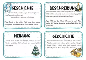 Vorschau - Stundenentwürfe - Kreative Schreibanlässe zum Thema Winter, Weihnachten und Silvester - Seite 3
