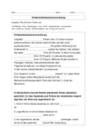 Vorschau - Arbeitsblätter - Kinderarbeit und Jugendschutz - Seite 1