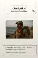 Vorschau - Arbeitsblätter - Manu Chao – Clandestino (Canción) - Deckblatt