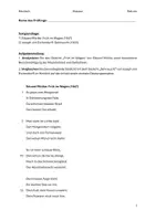 Vorschau - Klassenarbeiten - Gedichtanalyse / Gedichtvergleich "Sehnsucht" von Eichendorff mit "Früh im Wagen" von Mörike inklusive detailliertem Bewertungsbogen - Deckblatt