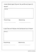 Vorschau - Arbeitsblätter - von der Plus- zur Malrechnung mit coolen Auflockerungsübungen - Seite 3