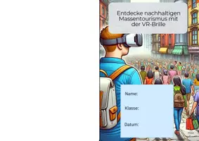 Vorschau - Arbeitsblätter - Forscherheft "Tourismus" - Deckblatt