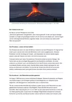 Vorschau - Arbeitsblätter - Ein Vulkan bricht aus ÜB - Deckblatt