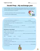 Vorschau - Arbeitsblätter - Vocabulary Prep (EK) - Mittlerer Schulabschluss (ZP 10) - KOMPLETTPAKET - Seite 1