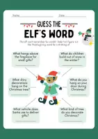 Vorschau - Unterrichtsreihen - Christmas book, christmas riddles - Deckblatt