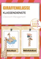 Vorschau - Poster - Giraffenklasse – Aushang Klassendienste - Deckblatt
