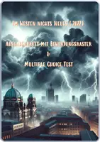 Vorschau - Arbeitsblätter - Filmunterricht leicht gemacht: „Im Westen nichts Neues“ – Aufgaben & Bewertung - Deckblatt
