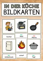 Vorschau - Fördermaterial/Inklusion - IN DER KÜCHE (Bild- und Wortkarten DAF/DAZ) - Deckblatt